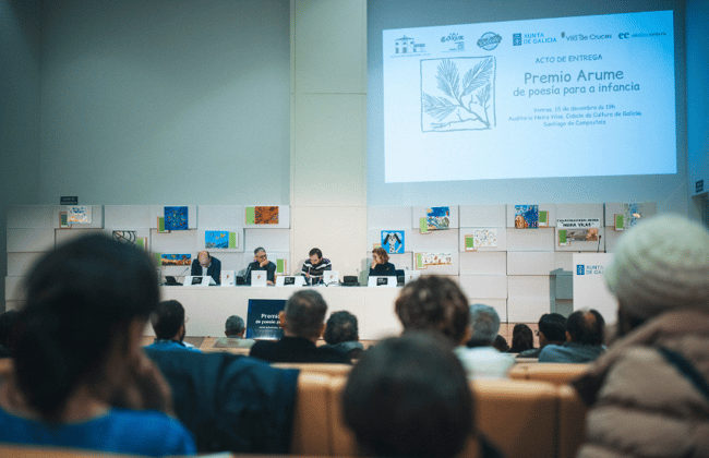 Cidade da Cultura.  GÁLIX (Asociación Galega do Libro Infantil e Xuvenil) e coa Fundación Xosé Neira Vilas. Deleite Galego